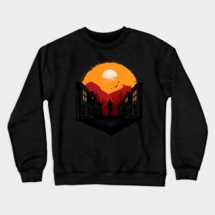 Valentine Sunset Crewneck Sweatshirt